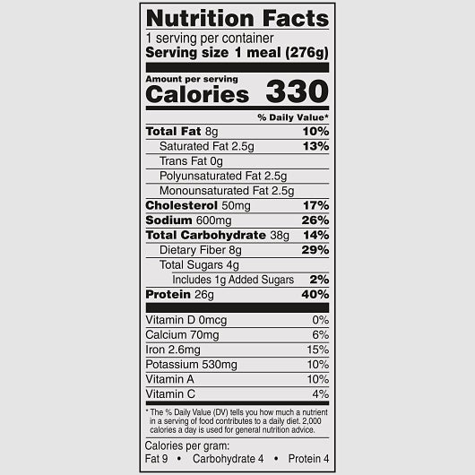 Healthy Choice Power Bowls Classic Adobo Chicken with grilled chicken, rice, and vegetables in a savory adobo sauce GLP-1 diet support high protein nutrition