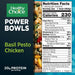 Healthy Choice Power Bowls Grain-Free Basil Pesto Chicken with grilled chicken, vegetables, and a rich basil pesto sauce GLP-1 diet support high protein nutrition