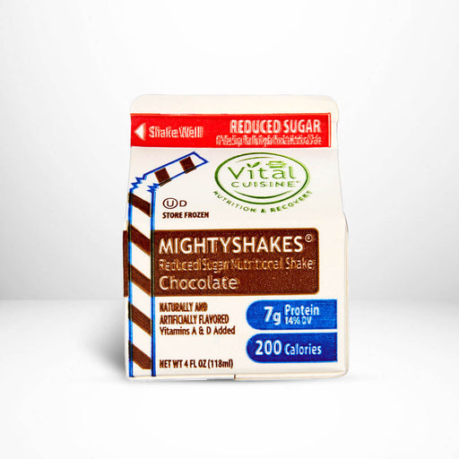 Hormel Vital Cuisine MightyShakes Fortified Shake Reduced Sugar- Chocolate 4 oz. (Pack of 50)