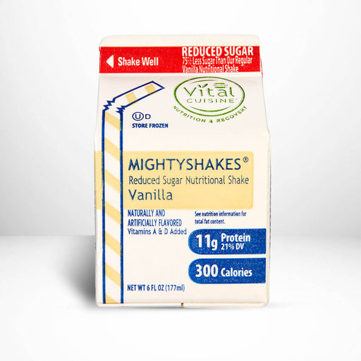 Mighty Shakes Reduced Sugar- Vanilla 6 oz. (Pack of 50)