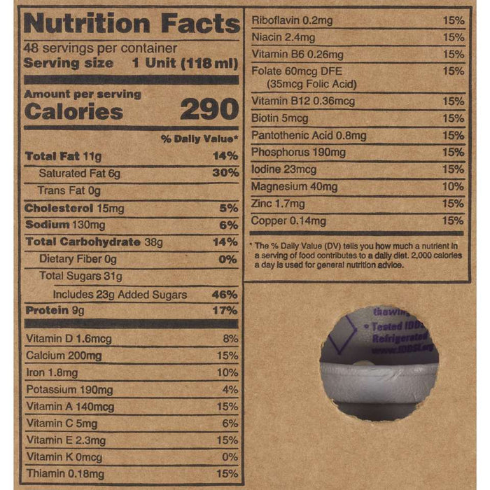 Magic Cup Fortified Nutrition Chocolate Snack, 4 Ounce -- 48 per case.