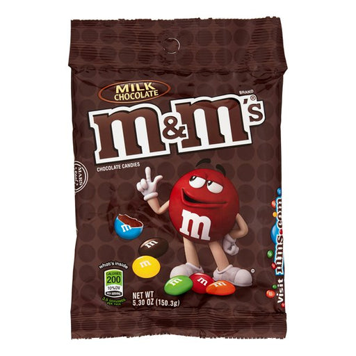 Small pack of milk chocolate m&m's chocolate candies Stock Photo